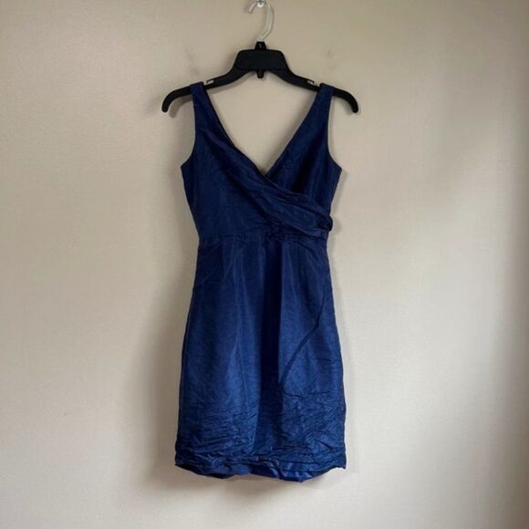 J. Crew size 0 navy sleeveless dress - Picture 1 of 6